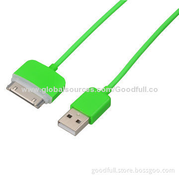 Colorful USB Data Cable for iPhone 4/4S, Lightweight and Compact for Easy Storage